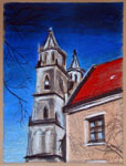 Dom auf Blau