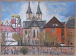 Blick zum Kloster