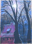 Gartenhaus im Mond